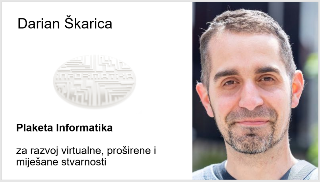 Darian Škarica dobitnik Plakete Informatika za 2022. godinu